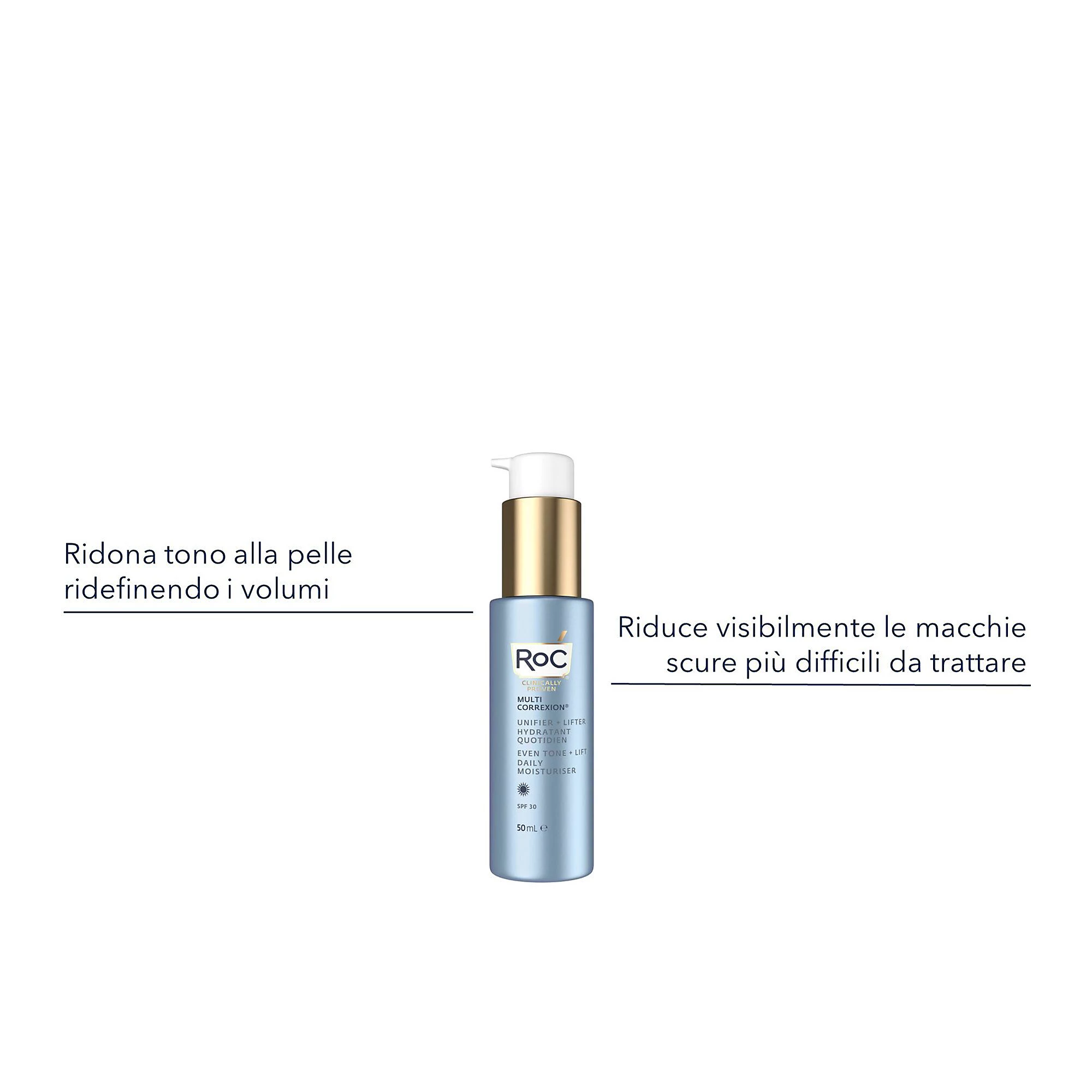 QVC RoC Even Tone+Lift crema giorno SPF30 Sostegno trimestrale