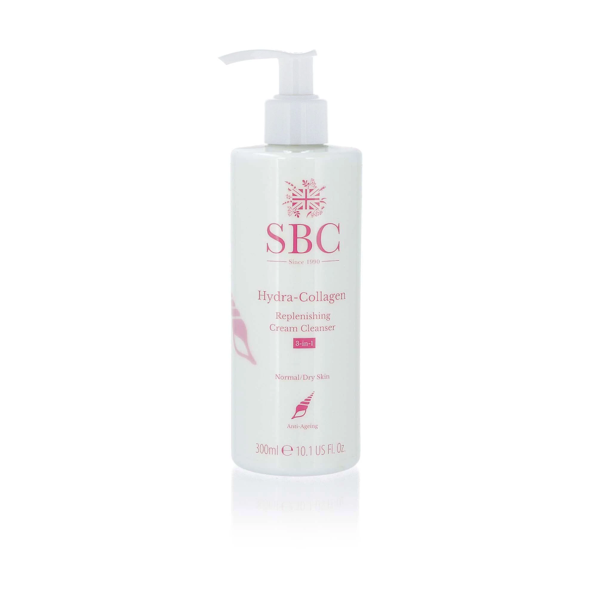 QVC SBC Hydra-Collagen 3in1: Detergente viso cremoso 300ml+500ml con Shammy Fino al 55% di sconto