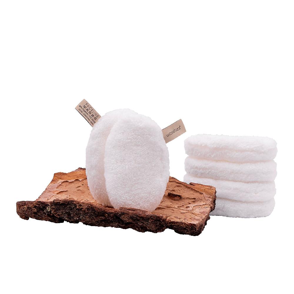 QVC WASCHIES Set 6 dischetti struccanti bianchi Nuovo
