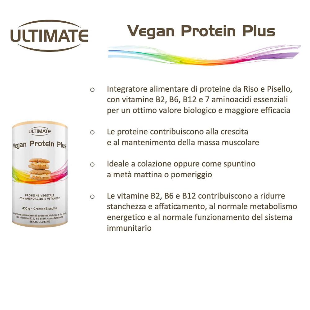 QVC Ultimate Vegan Protein Plus Integratore alimentare Spedizione Gratuita