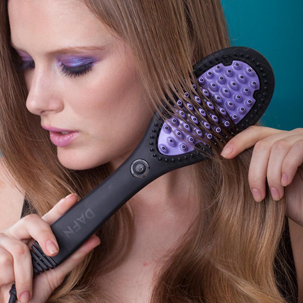 QVC DAFNI Spazzola riscaldata lisciante rivestita in ceramica con supporto Affare Del Giorno
