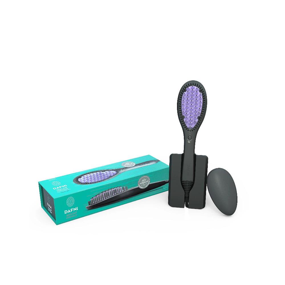 QVC DAFNI Spazzola riscaldata lisciante rivestita in ceramica con supporto Affare Del Giorno