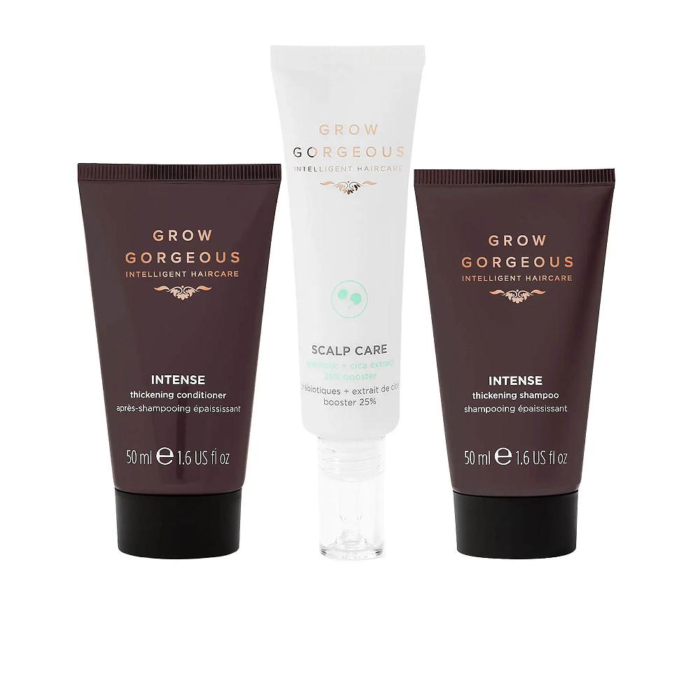 QVC Grow Gorgeous Shampoo e balsamo alla caffeina e booster con CICA Moda