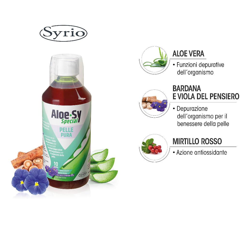 QVC Syrio Kit 4 integratori alimentari con Aloe Vera Grande vendita