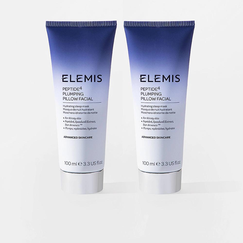 QVC Elemis 2 maschere idratanti notte viso Peptide4 Plumping Pillow Flash Sale