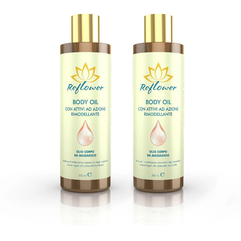QVC Reflower 2 olii corpo a scelta Rimodellante Drenante Tonificante Offerta Pasqua