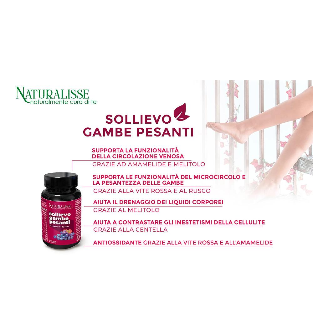 QVC Naturalisse Sollievo Gambe int. alimentare con vite rossa Offerta temporanea