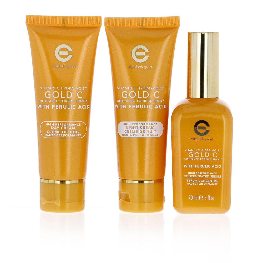 QVC Elizabeth Grant Vitamin C Hydra-Moist Gold 3 prodotti antiage Nuovi prodotti