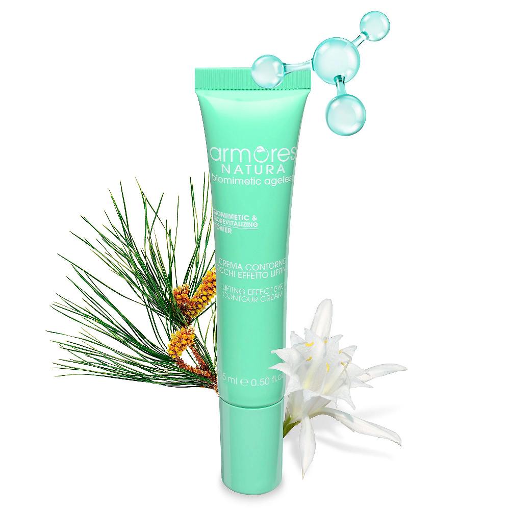 QVC Armores NATURA Biomimetic Ageless Kit 2 creme idratanti per il contorno occhi In Linea