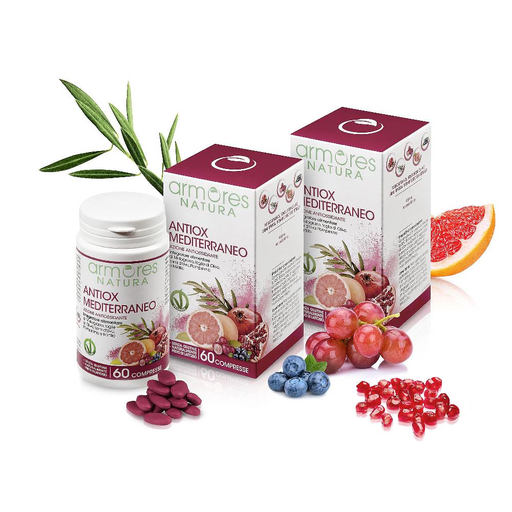 QVC Armores Natura Antiox Mediterraneo 2 integratori alimentari Promozione