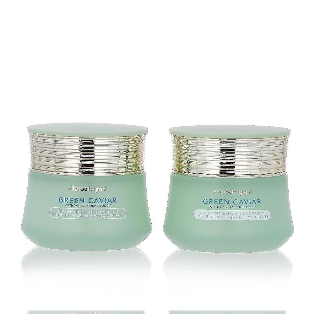 QVC Elizabeth Grant Green Caviar Advanced Repair crema giorno e crema notte Online