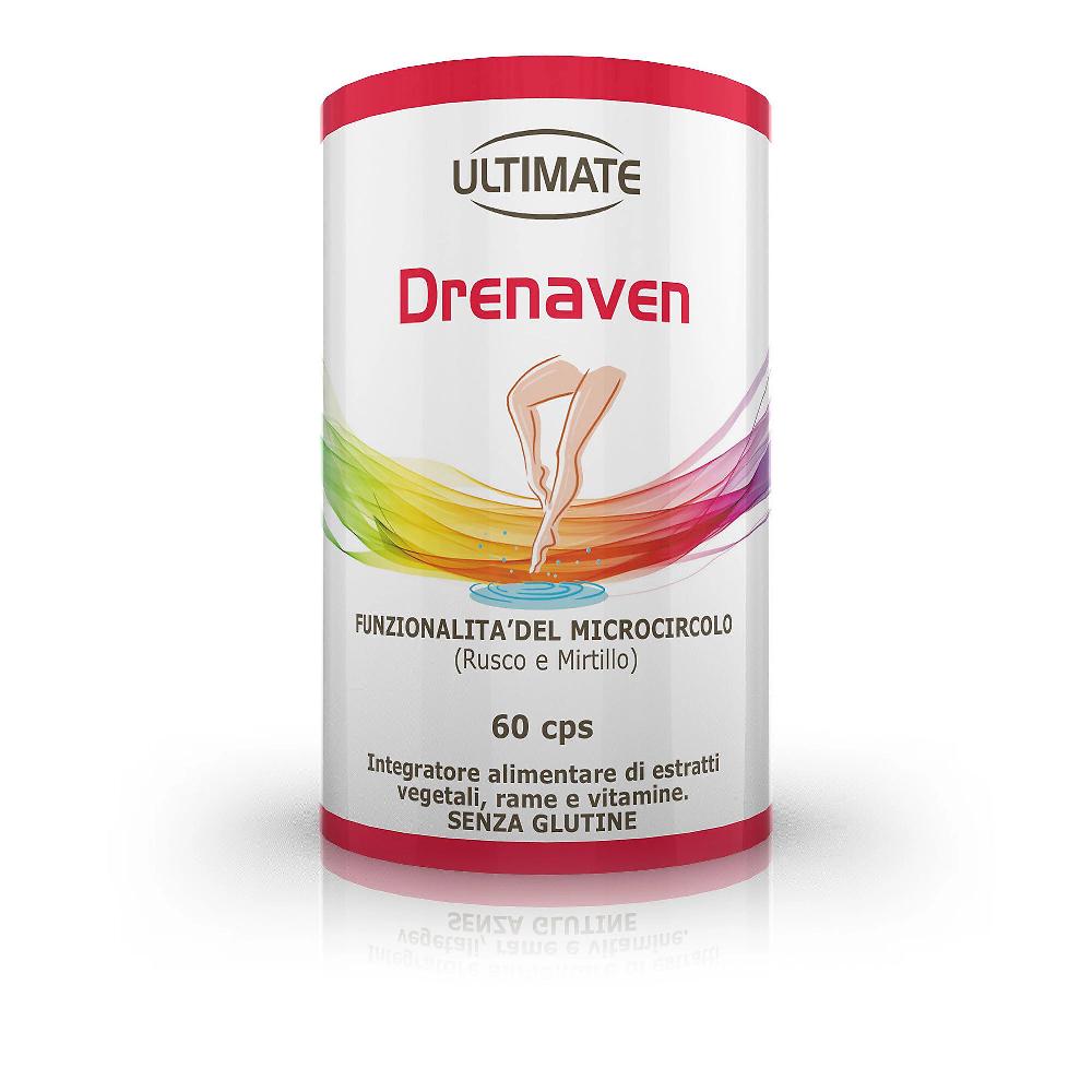 QVC Ultimate Drenaven Integratore per la funzionalità del microcircolo 60cp Nuovi prodotti