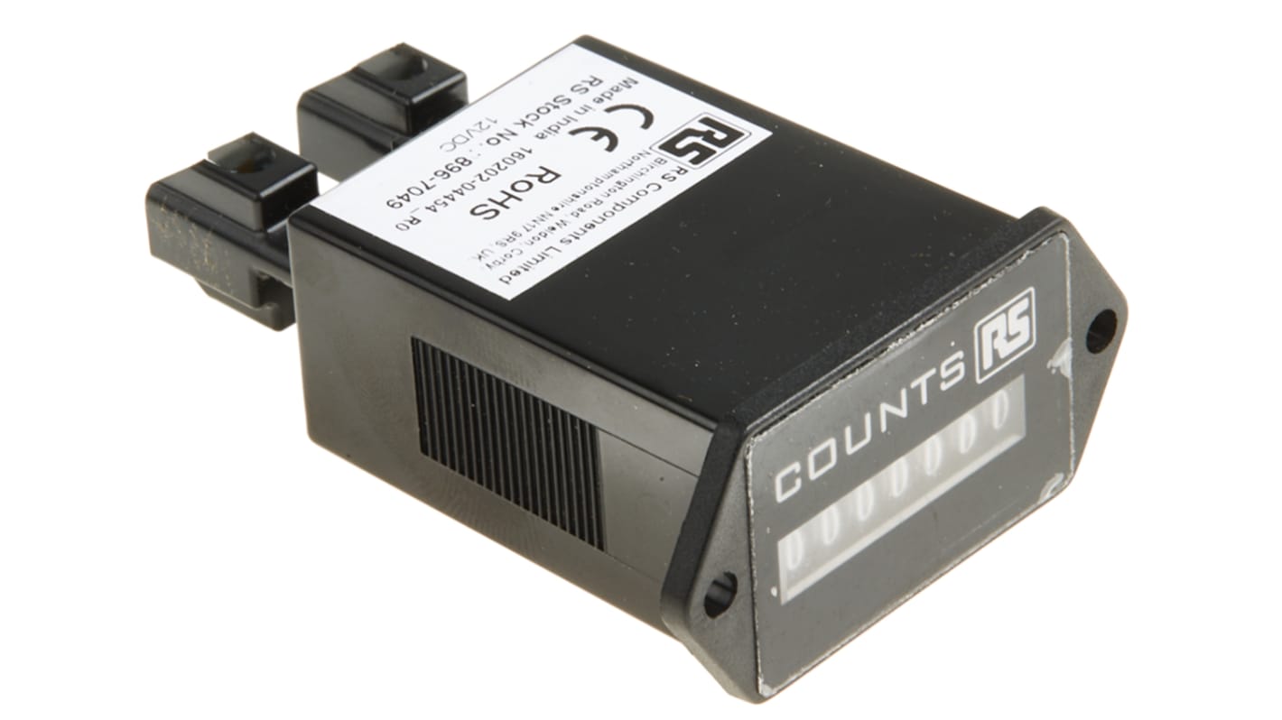 Rs-Online Contatore elettronico RS PRO Impulso 10Hz display Digitale 7 cifre 12 V c.c Sostegno trimestrale
