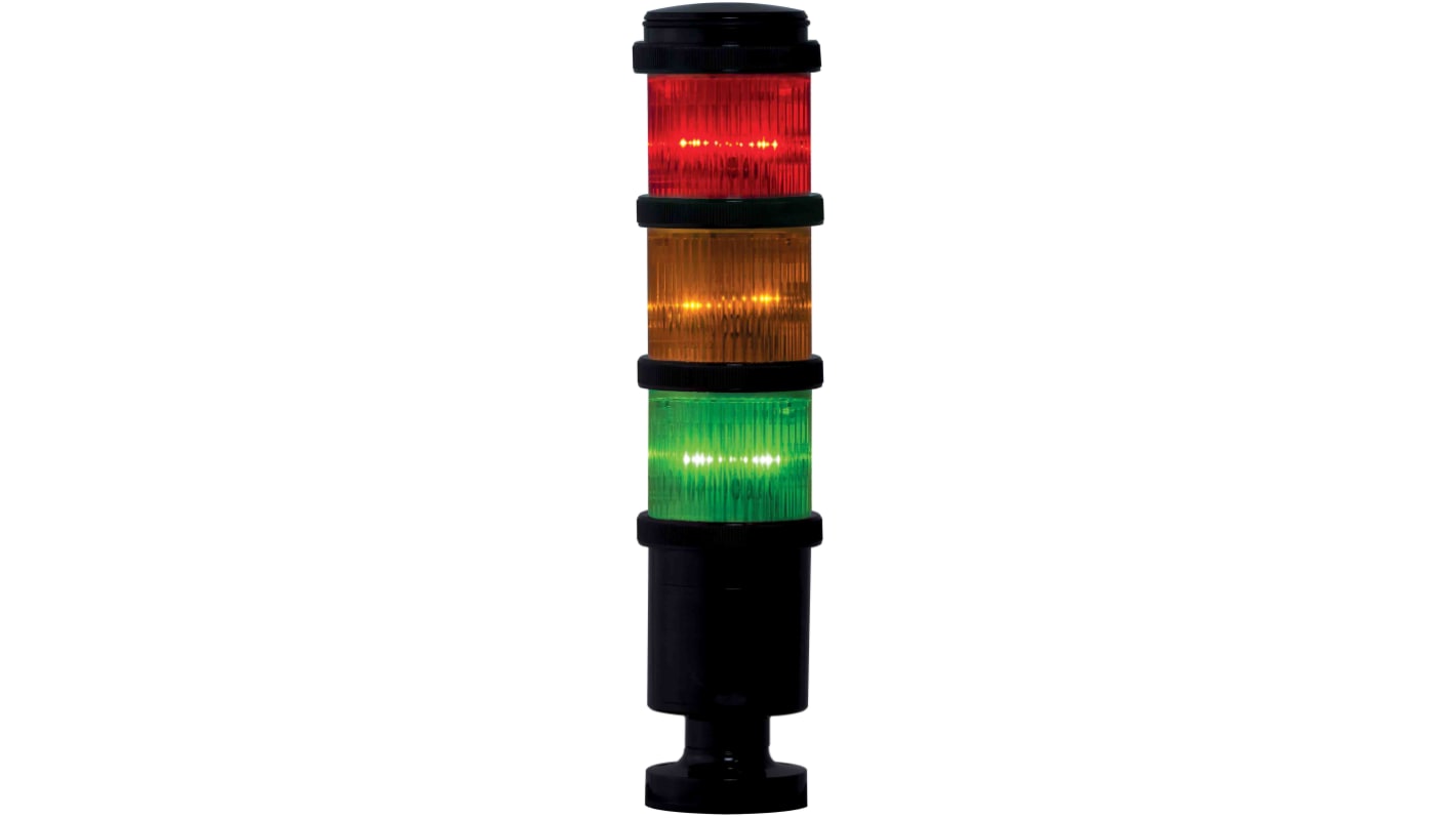 Rs-Online Torretta di segnalazione RS PRO 240 V c.a. LED lenti Rosso/Verde/Ambra Affare Del Giorno