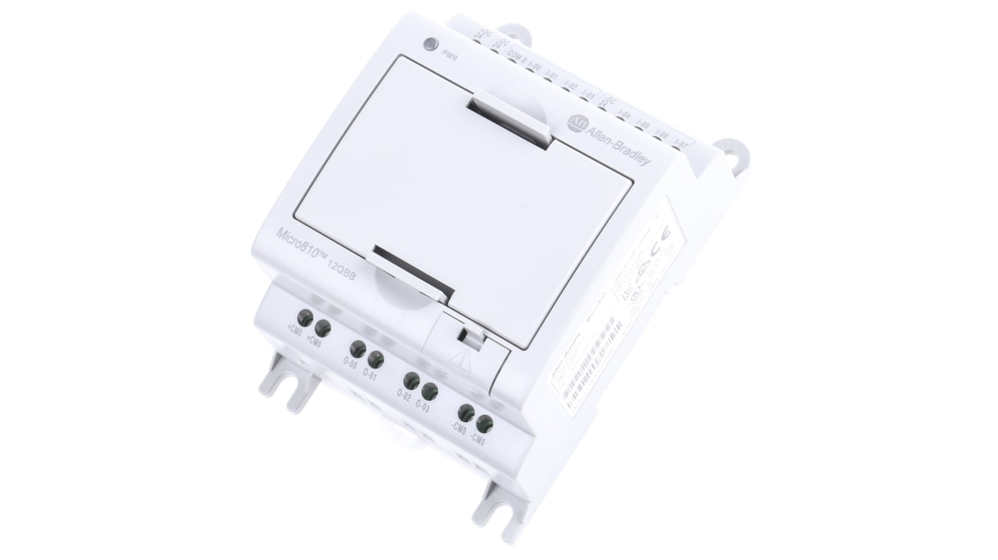 Rs-Online CPU PLC Allen Bradley Micro810 ingressi: 8 uscite: 4 12 I/O 24 V c.c Offerte speciali