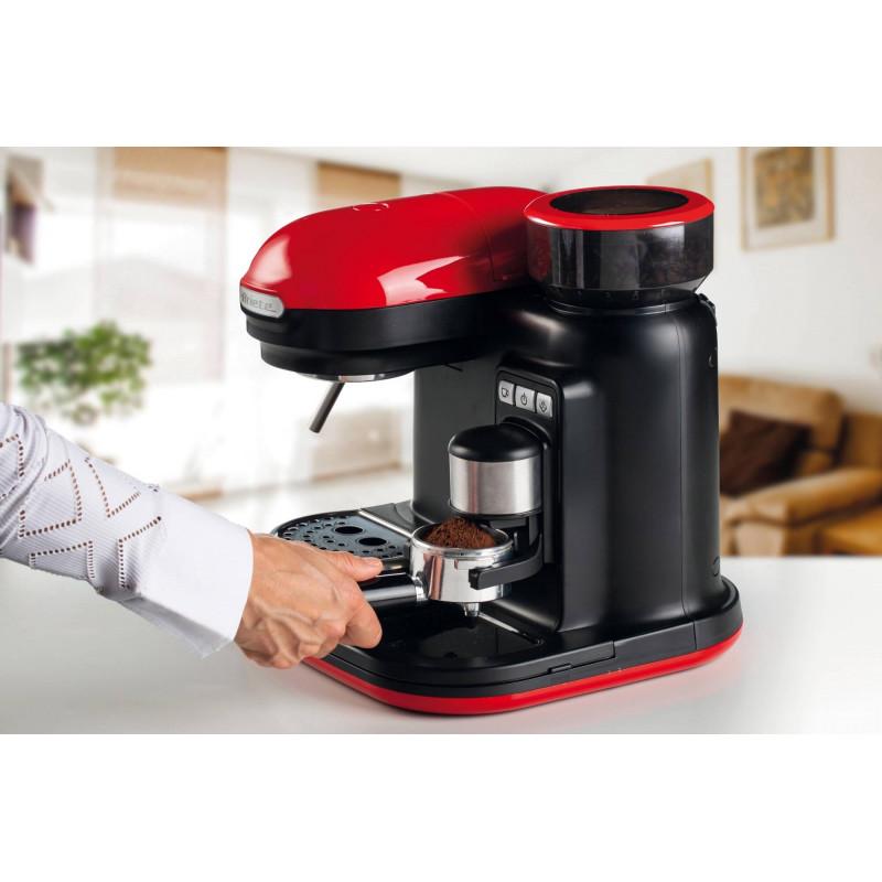 Ariete MACCHINA PER CAFFè ESPRESSO CON MACINACAFFè MODERNA ROSSO Pezzi Unici