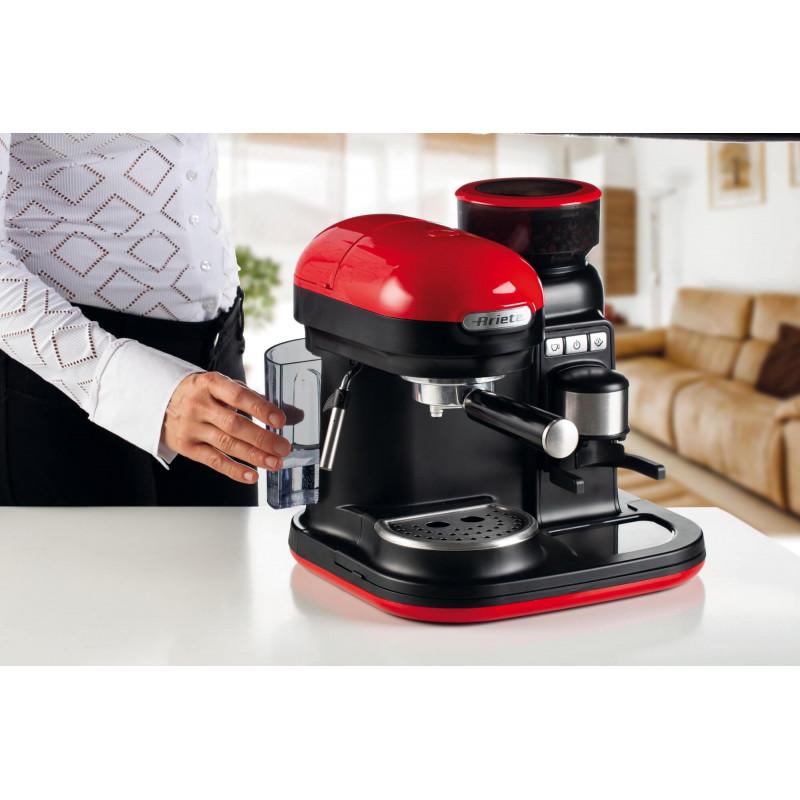 Ariete MACCHINA PER CAFFè ESPRESSO CON MACINACAFFè MODERNA ROSSO Pezzi Unici