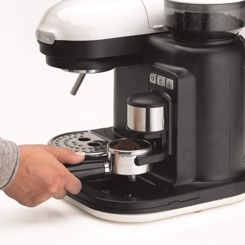 Ariete MACCHINA PER CAFFè ESPRESSO CON MACINACAFFè MODERNA BIANCO Soddisfazione Garantita