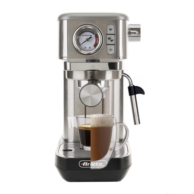 Ariete MACCHINA DA CAFFè ESPRESSO IN METALLO CON MANOMETRO Consegna Veloce