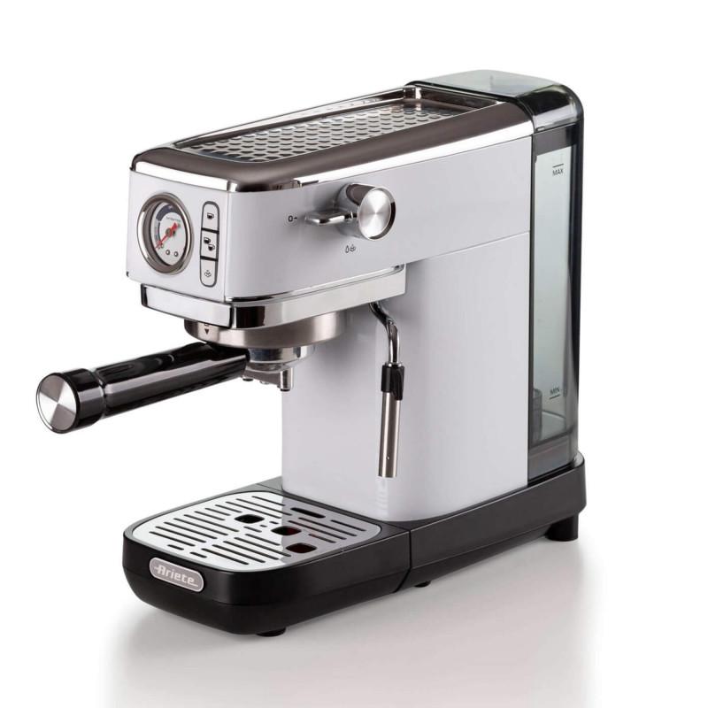 Ariete MACCHINA DA CAFFè ESPRESSO IN METALLO CON MANOMETRO BIANCO Convenienza