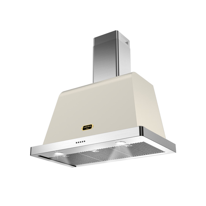 Lofra Dolcevita 120 Cappa aspirante a parete Avorio Acciaio inox 800 m³/h A Fino Al -60%