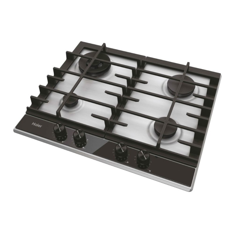 Haier Series 4 HAHG6BR4XH Acciaio inox Da incasso 59.5 cm Gas 4 Fornello(i) Consegna Veloce