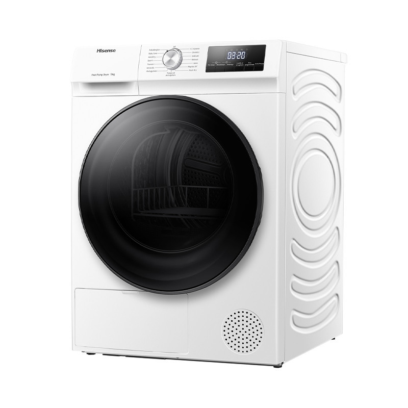 Hisense DHQA902U asciugatrice Libera installazione Caricamento frontale 9 kg A++ Bianco Sottocosto