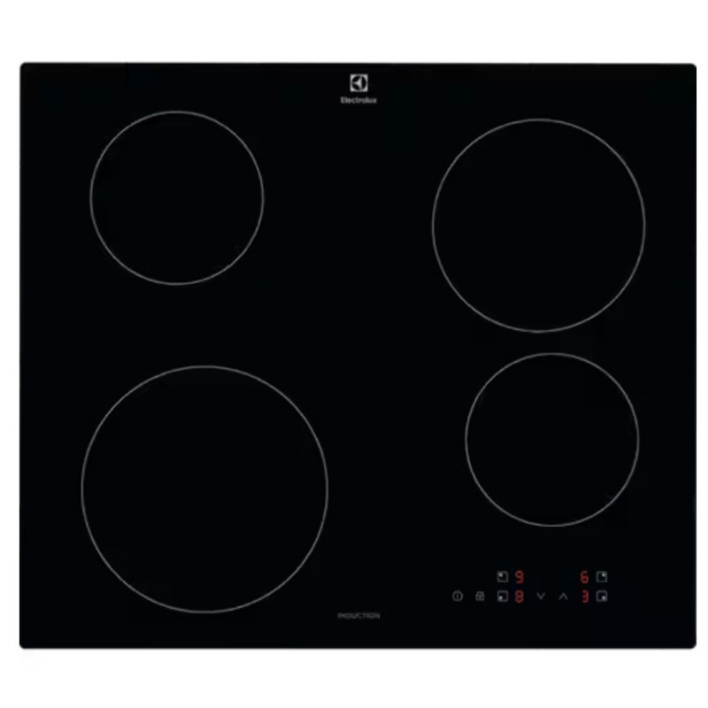 Electrolux Serie 300 EIB60424CK Nero Da incasso 60 cm Piano cottura a induzione 4 Fornello(i)