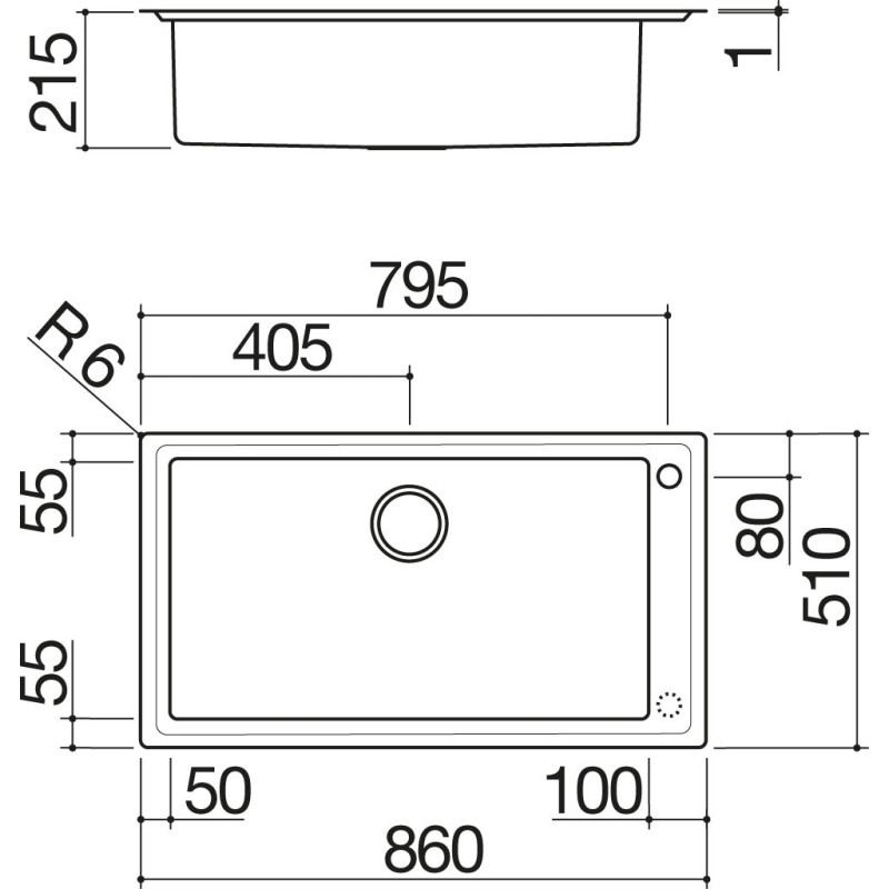 Barazza 1LES91P lavello Lavello ad incasso Rettangolare Acciaio inox Vendita