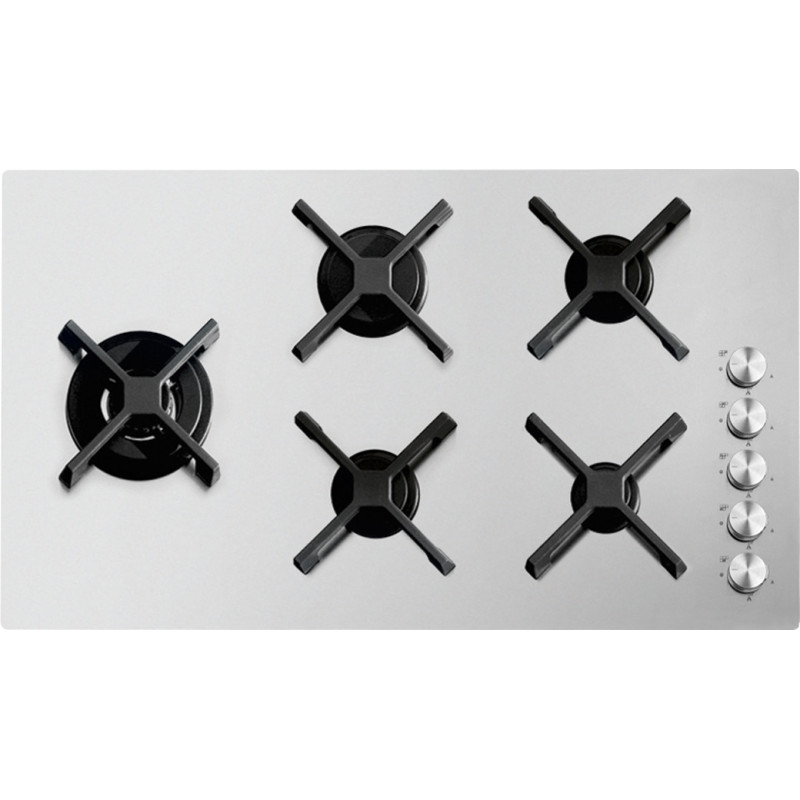 Barazza 1PSPF95 piano cottura Acciaio inox Da incasso 90 cm Gas 5 Fornello(i)