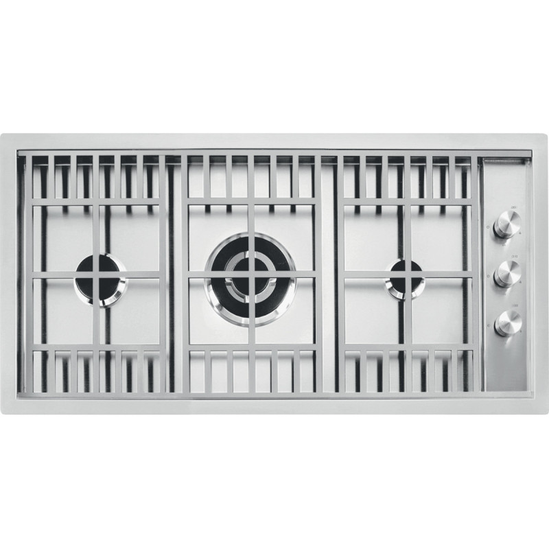 Barazza 1PLB2TI piano cottura Acciaio inox Da incasso Gas 3 Fornello(i)