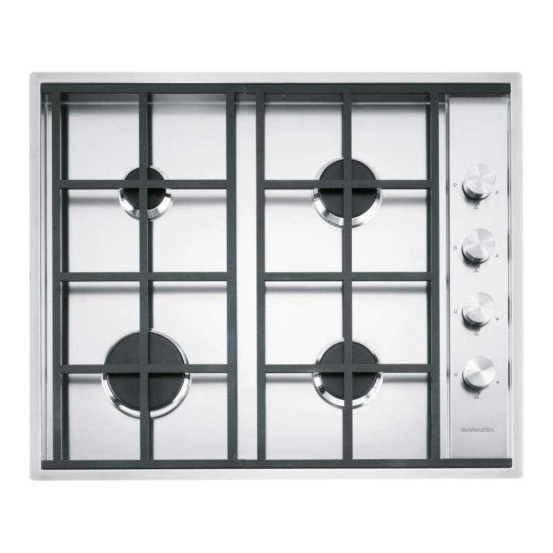Barazza 1PLB4 piano cottura Acciaio inox Da incasso Gas 4 Fornello(i)