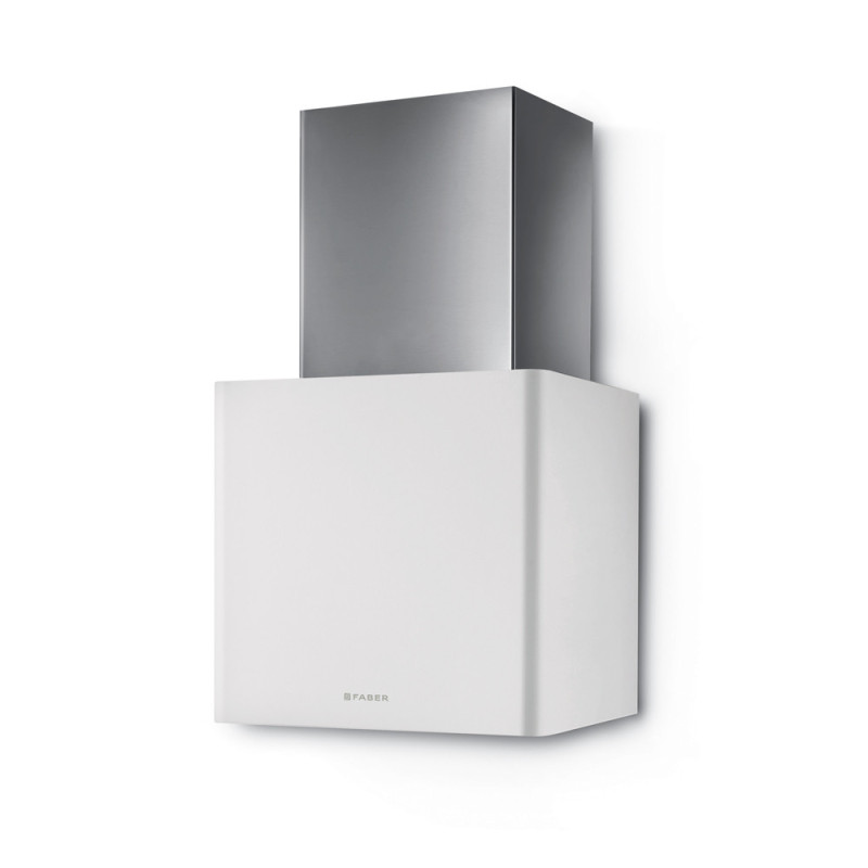 FABER S.p.A. Lithos EG6 WH Matt LED A45 Cappa aspirante a parete Bianco 580 m³/h C Spedizione Gratuita