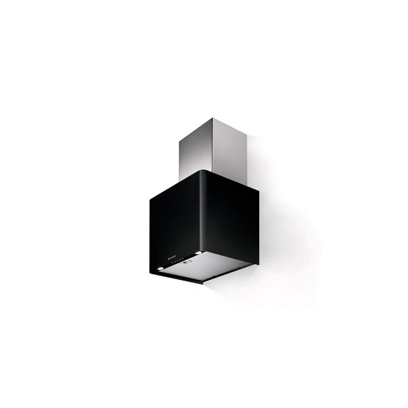 FABER S.p.A. Lithos EG6 BK LED A45 Cappa aspirante a parete Nero 580 m³/h C Soddisfazione Garantita