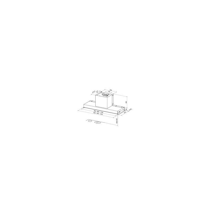 FABER 110.0439.937 cappa aspirante ad incasso in-nova comfort eg6 x a60 570 m³/h classe c acciaio inox Shopping Online