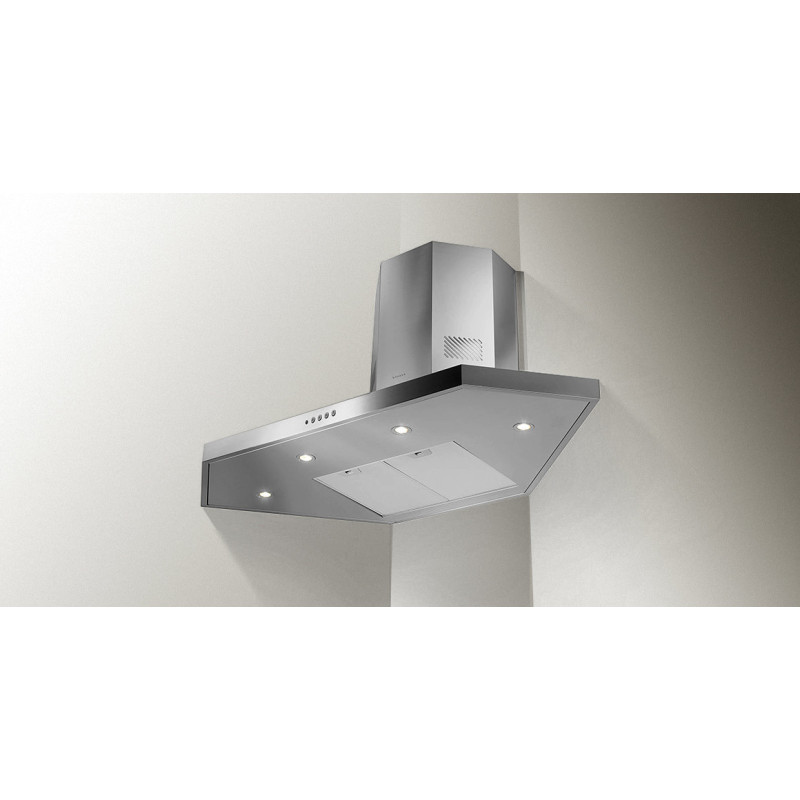 FABER S.p.A. Stilo Angolo/SP Led EV8 X A100 Acciaio inox 700 m³/h C Negozio