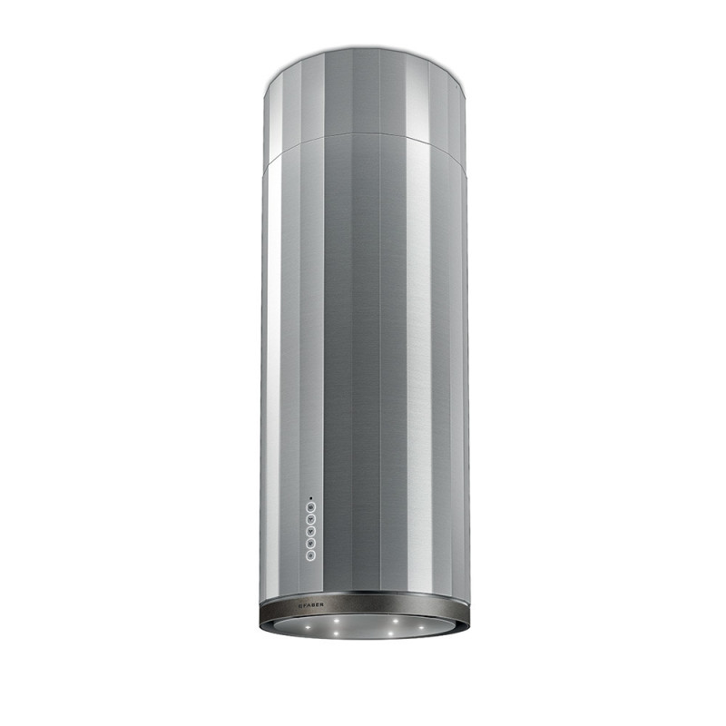 FABER S.p.A. CORINTHIA IS. INOX + PEWTER Cappa aspirante a isola Argento Acciaio inox 580 m³/h Italy