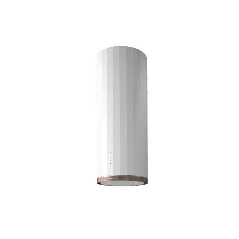 FABER S.p.A. CORINTHIA IS.WH MATT/TIB.SILVER Cappa aspirante a isola Argento Bianco 580 m³/h