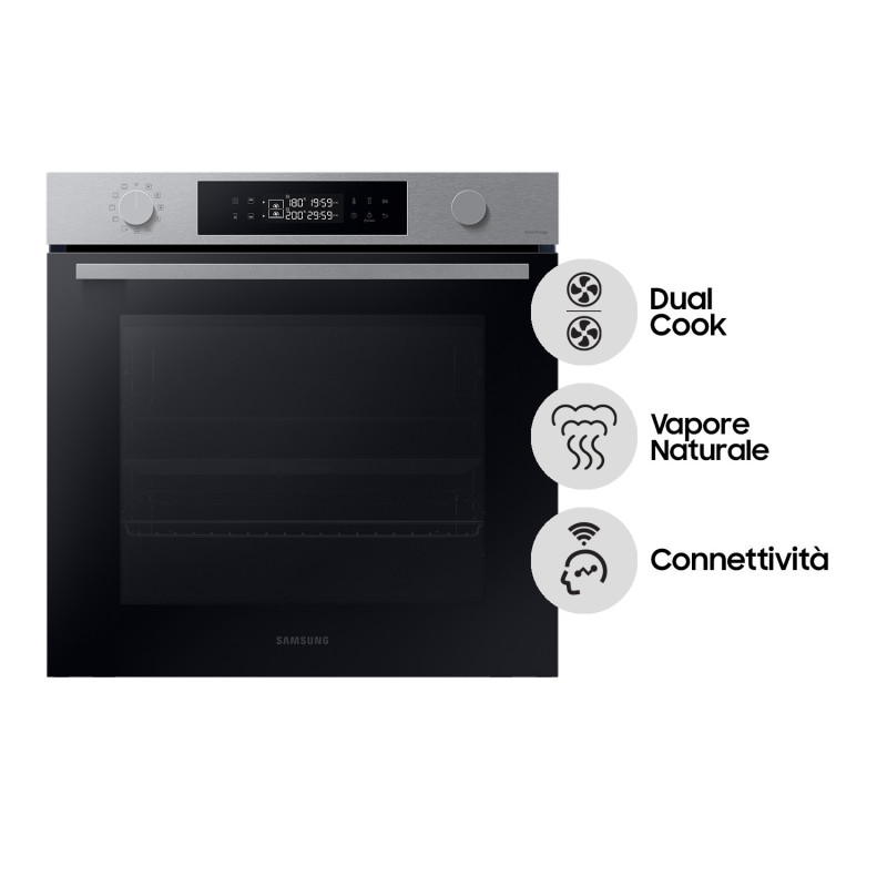 Samsung NV7B44403BS Forno ad incasso Dual Cook Serie 4 76 L A+ Inox Economico