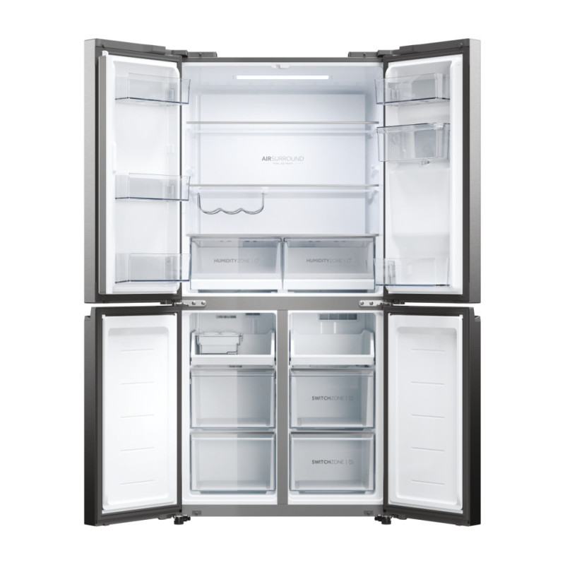 Haier Cube 83 Serie 5 HCW58F18EWMP frigorifero side-by-side Libera installazione 507 L E Platino Acciaio inox Online