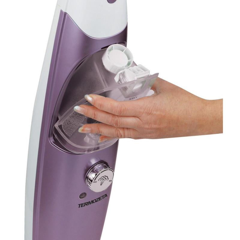 Termozeta 72703L Pulitore a vapore Scopa a vapore 0 65 L 1500 W Viola Bianco Hotsell