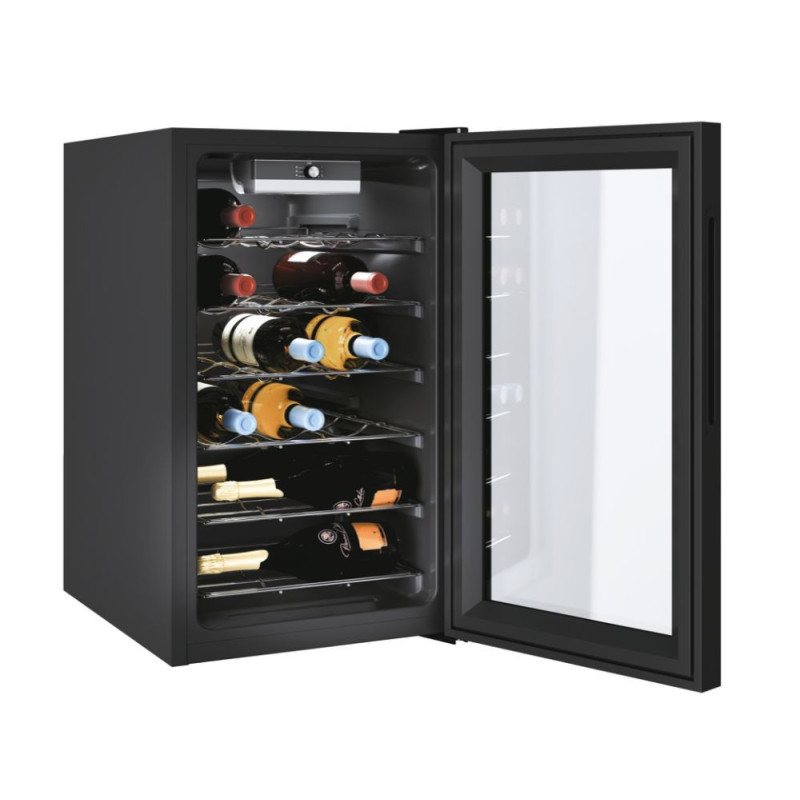 Candy CWC 021 M/NF Cantinetta vino con compressore Libera installazione Nero 21 bottiglia/bottiglie Vendita