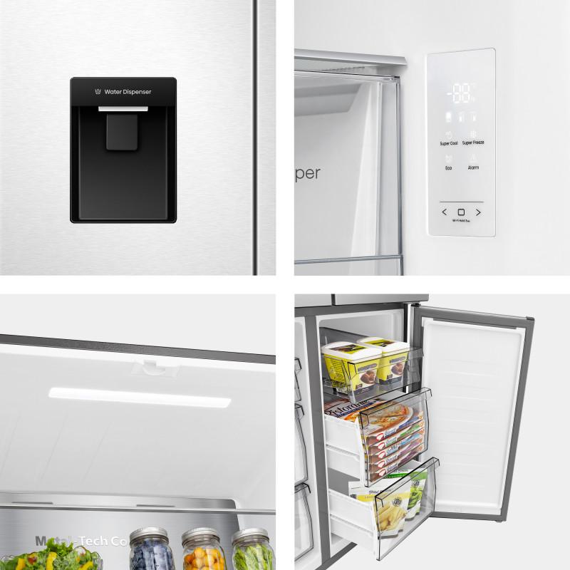 Hisense RQ5P470SMIE frigorifero con congelatore 482 L E Argento Acciaio inox Qualità Garantita