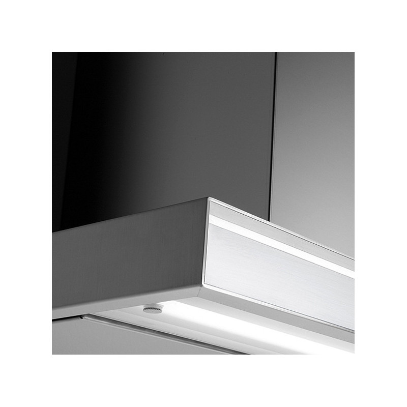 Falmec Lumina NRS Cappa aspirante a parete Nero Acciaio inox 800 m³/h B Economico