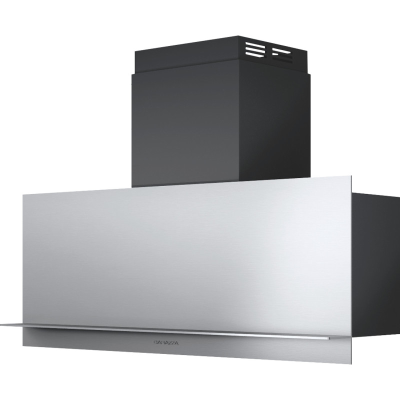 Barazza 1KMDP9 cappa aspirante Cappa aspirante a parete Nero Acciaio inox 800 m³/h A