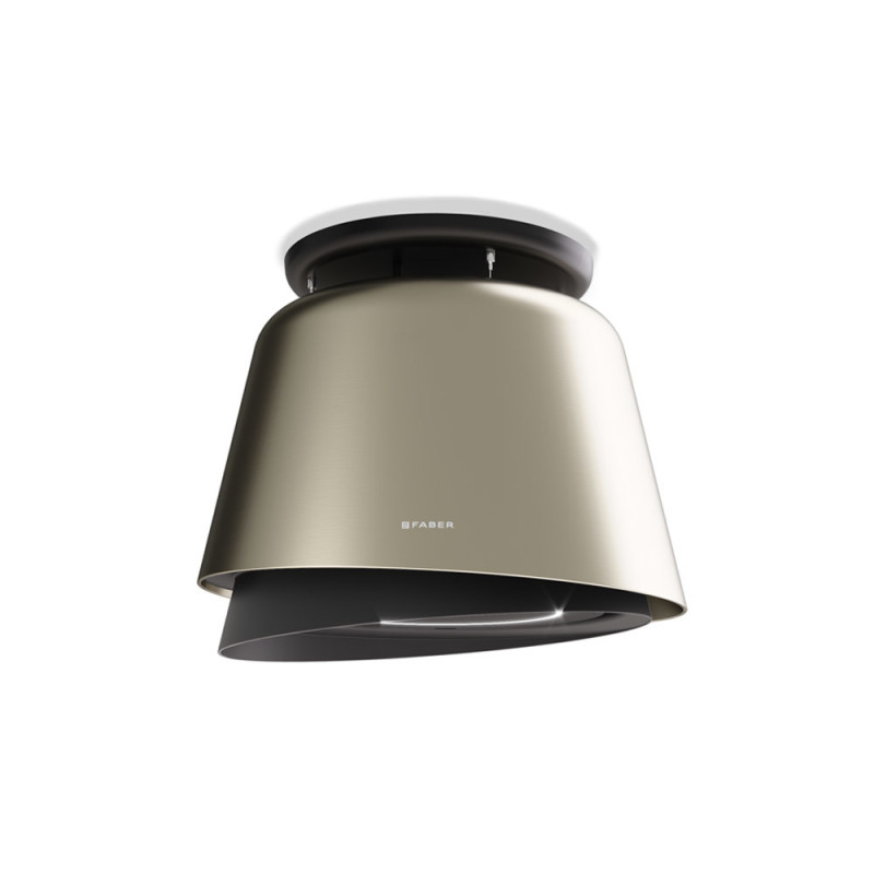FABER S.p.A. Belle Plus Gold/W.DG Matt Cappa aspirante a isola Oro 610 m³/h