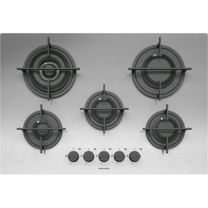 Barazza 1PMD70 piano cottura Acciaio inox Da incasso 75 cm Gas 5 Fornello(i) Offerta Pasqua