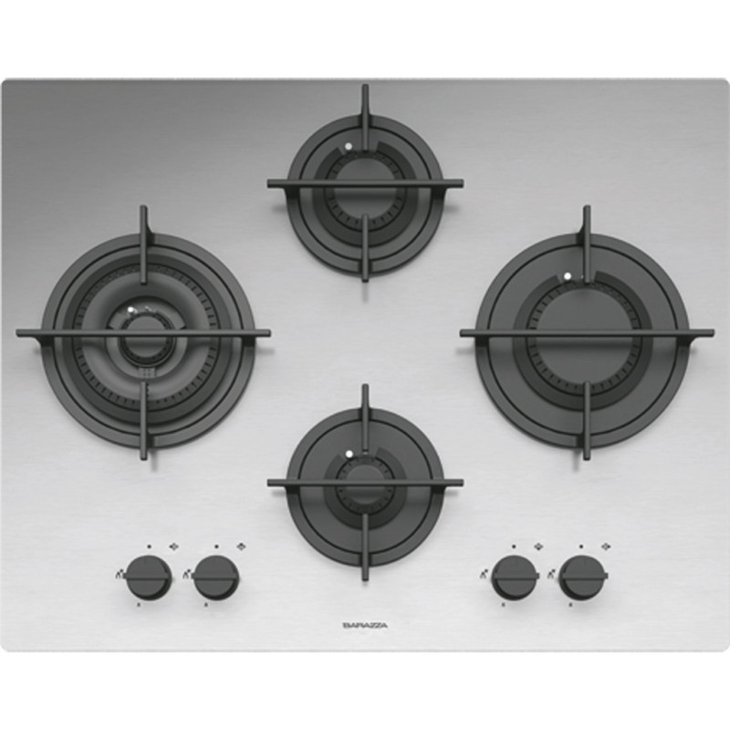 Barazza 1PMD64 piano cottura Acciaio inox Da incasso 65 cm Gas 4 Fornello(i) Offerta Giorno del Papà