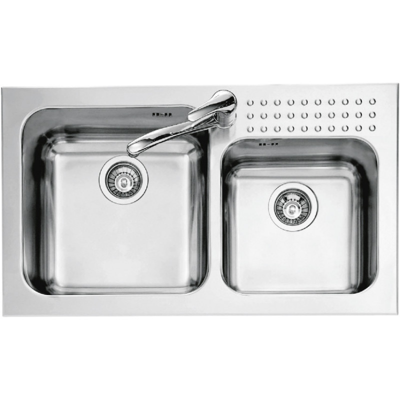 Barazza 1IS9060/2 lavello Lavello montato su piano Rettangolare Acciaio inox Offerte speciali