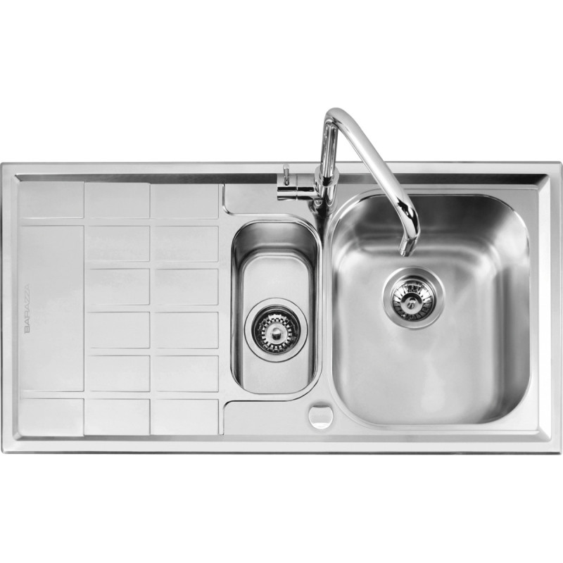 Barazza 1LLV100/S lavello Lavello ad incasso Rettangolare Acciaio inox Enormi risparmi